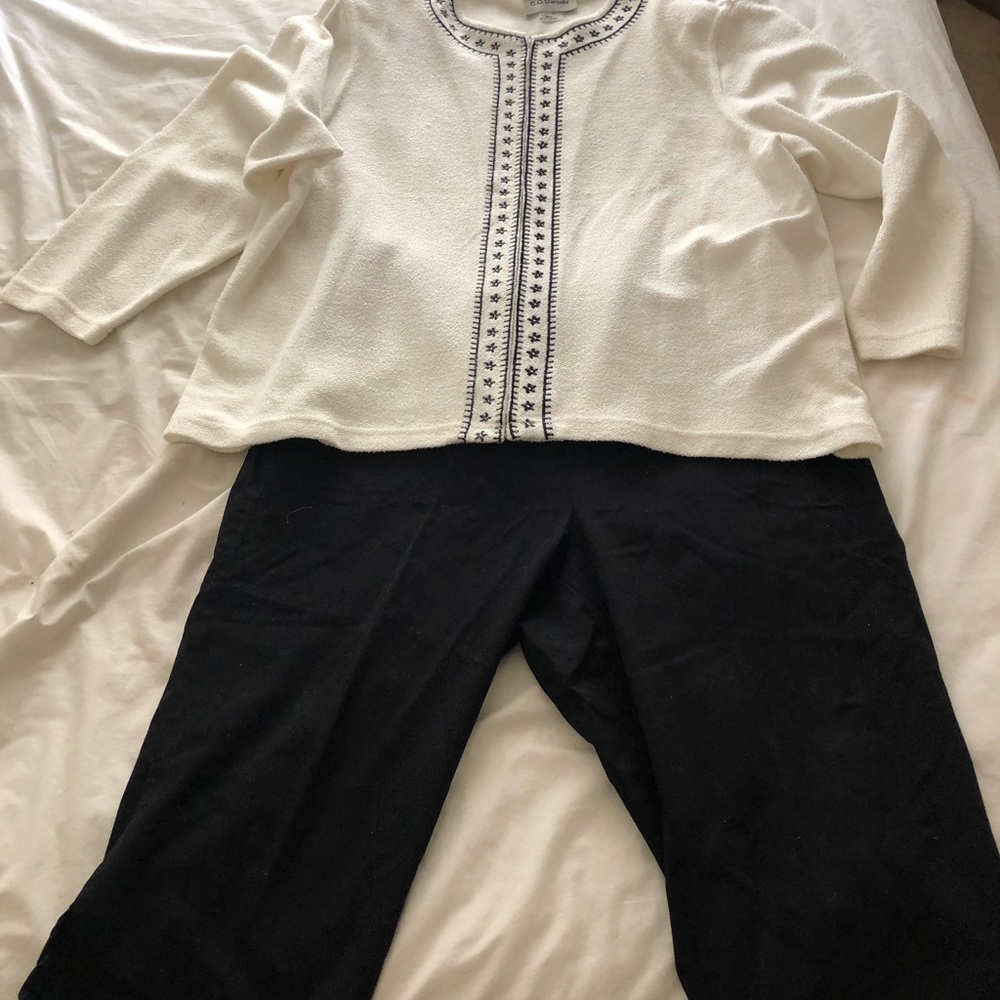 Sweater and crop pant